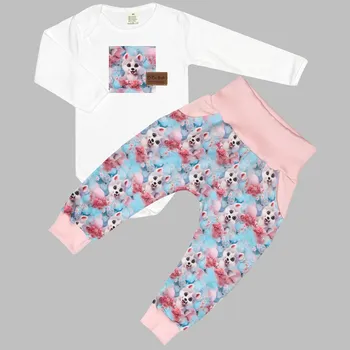 Komplet - Bodyčko a tepláčky Pejsek Husky Velikost: 98