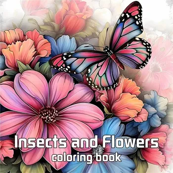 omalovánky Omalovánky pro klid duše - Hmyz a motýlové