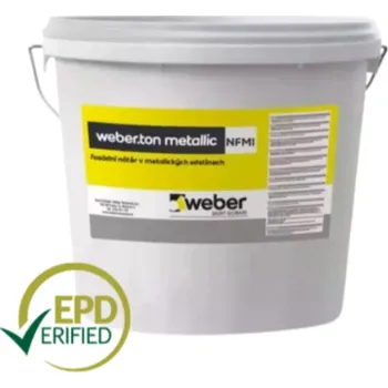 Fasádní barva Weberton metallic - 5 kg 06 (ks) - množstevní sleva při odběru nad 15 000 Kč