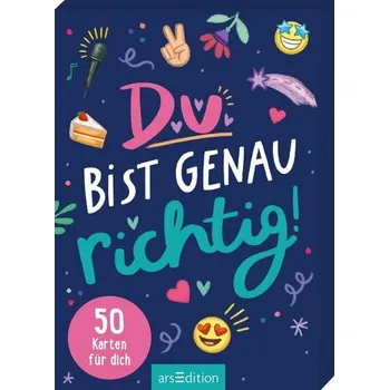 První čtění Du bist genau richtig! - 50 Karten für dich - Buchholz, Natalie