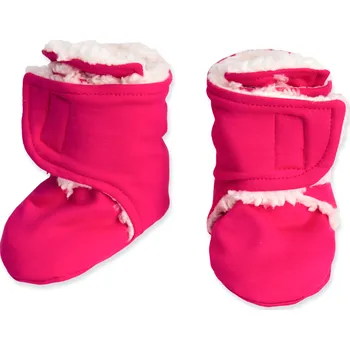 Capáčky Capáčky Basic - Fuchsie s beránkem Velikost: 3-6 měsíců