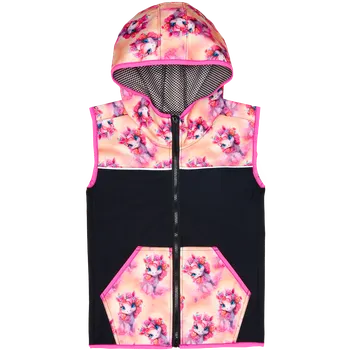 Softshellová vesta jaro/podzim - Unicorn Velikost: 104