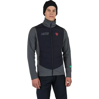 Pánská mikina Pánská mikina Rossignol New Hero Classique Hybrid Clim Onyx Grey RLNML18-23N 25/26
