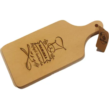 Kuchyňské prkénko Dary dřeva Prkýnko- Maminka nejlepší kuchařka Velikost: Malé 11x27