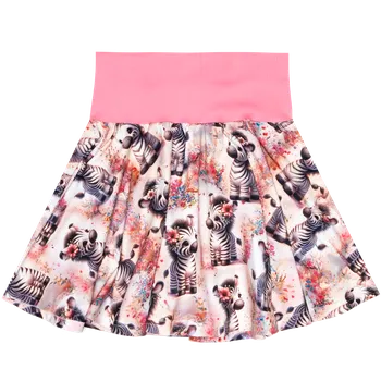 Dívčí sukně Sukně kolová - Zebry Velikosti sukně: 116