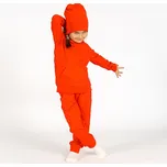 Tepláčky s kapsou - Basic červená Velikost: 104