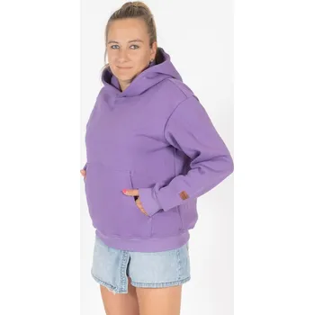 Dámská mikina Dámská zateplená mikina - Fialová Velikost: M