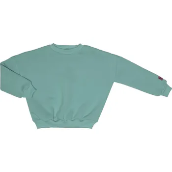 Mikina bez kapuce zateplená - minerál Velikost: 152