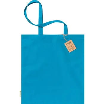 Borough bavlněná nákupní taška, nebesky modrá