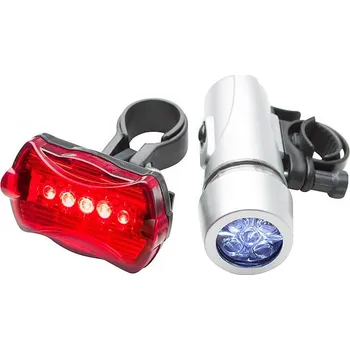 Cyklosvítilna Wiggins sada světel na kolo, multicolor