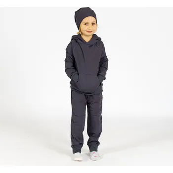 Mikina s kapucí - Basic tmavě šedá Velikost: 86