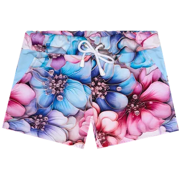 Kraťasy - Velké květy Velikost: M