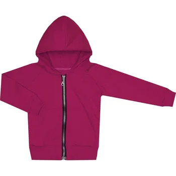 Mikina na zip Basic - Borůvková Velikost: 116