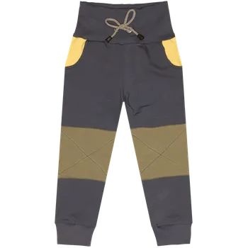 Tepláčky s kapsou - TRIO Žlutá Velikost: 98