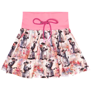 Dámská sukně Sukně řasená - Zebry Velikosti sukně: 122