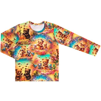 Pánské tričko Tričko dlouhý rukáv - Medvídci Velikost: 128