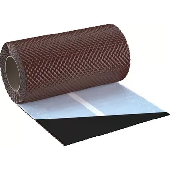 ALUFLEX 3D - Hliníkový těsnící pás – 3D strukturovaný povrch (5m), hnědá