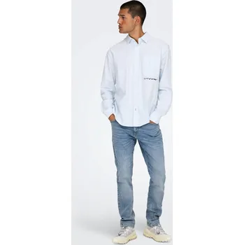 Oblečení a móda Only LM Blue Denim 1162788 27W R