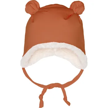 Čepice Čepička s oušky zimní - Hnědá Velikost: XXS