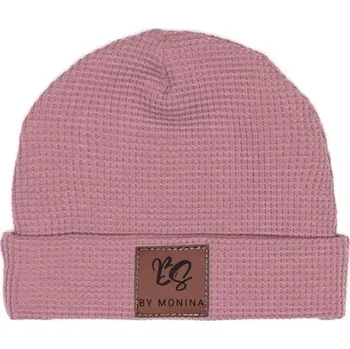 Čepice Čepice VAFLE - Starorůžová Velikost: XS