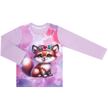 Pánské tričko Tričko dlouhý rukáv - Liška Velikost: 98