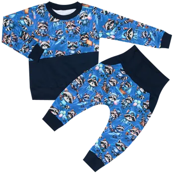 Tepláková souprava - Mývalové (bez kapuce) Velikost: 128