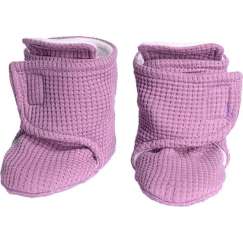 Capáčky Capáčky VAFLE - Světle fialová s beránkem Velikost: 12-18 měsíců