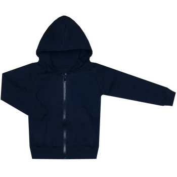 Mikina na zip Basic - Tmavě modrá Velikost: 116