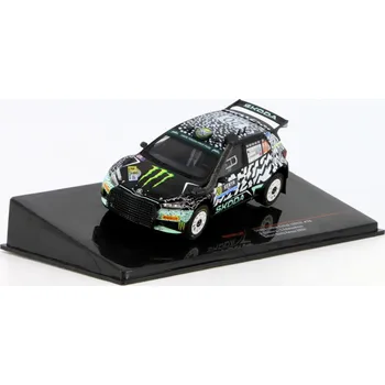 autíčko Skoda Fabia Rally2 #20 Rally Kenya 2023 O.Solberg - E.Edmondson 1:43 IXO IXO Skoda Fabia Rally - kovový model auta