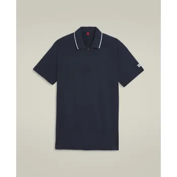 Pánské tričko Pánské tenisové triko WILSON M TEAM SEAMLESS POLO 2.0 Classic Navy WM00286411DBC 2025 velikost XXL