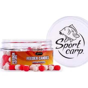 Boilies Sportcarp plovoucí nástrahy Feeder Candies 8 mm 75 ml Varianta: Sweet Raspberry (sladká malina)