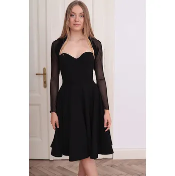 Bolerko TopMode Jednobarevné průsvitné bolerko 959013