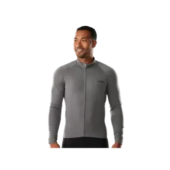 cyklistický dres Trek Termodres s dlouhým rukávem Circuit, šedá - M
