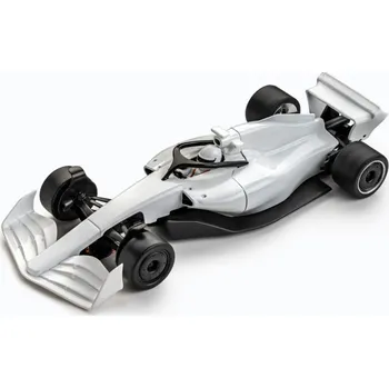 auto na autodráhu Policar F1 monopost 2024 - bílý