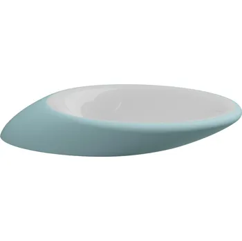 Umyvadlo Touch, keramické, dvoubarevné, 90x45 cm, TOLAV90BI000037