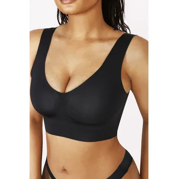 Podprsenka Bezešvá podprsenka tvarující záda, ČERNÁ Velikost: 3XL