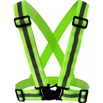 DEDRA-EXIM Reflexní páska 4x1,5 cm BHSZR1 Farba: žltá, Veľkosť: Univerzálny