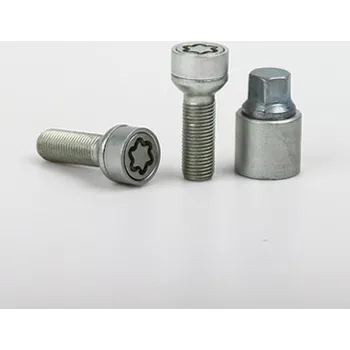 Šroubek na kolo Zajišťovací šrouby SICUSTAR M14x1,5x47mm, koule, klíč 17 (Pojistné šrouby SICUSTAR)