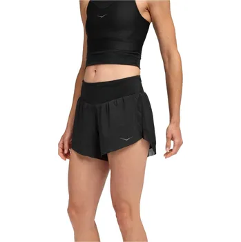Dámské kraťasy Hoka Glide 4'' Short W 1176974-BLK - black L