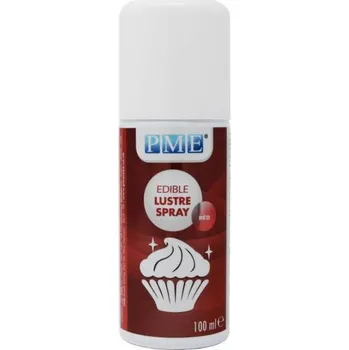 PME Anglie PME Perleťová barva ve spreji Red (červená) 100 ml ▹ | Skvělé pro Váš domácí dort