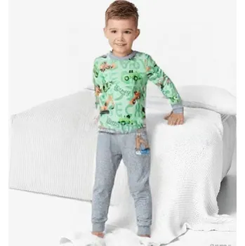 Chlapecké pyžamo CHLAPECKÉ PYŽAMO S MOTIVEM NAKLADAČŮ MP5888 Velikost: 98, Barva: Zelená