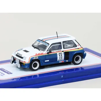 autíčko Renault 5 Turbo #11 A. Ferjáncz / J. Tandari Rally Costa Brava 1985 1:64 - TARMAC Models Renault 5 Turbo No.11 - kovový model auta 1/64