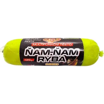 Návnadová surovina DK Fishing Ňam-Ňam ryba inovativní těsto med 135 g