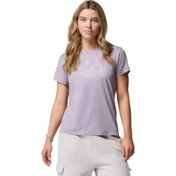 Dámské tričko Columbia Sloan Ridge™ Graphic SS Tee W 2077451554 - shale purple/linear landscape XL