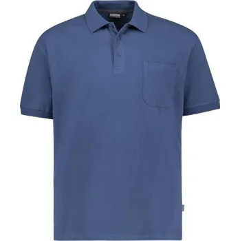 Pánské tričko ADAMO polokošile pánská 139311 nadměrné velikosti modrá 7XL