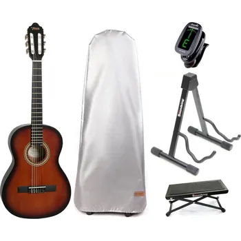 Klasická kytara Valencia VC203 SET Sunburst 3/4 klasická kytara pro dítě