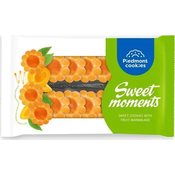Piedmont Cookies křehké sušenky s ovocnou marmeládou 180g