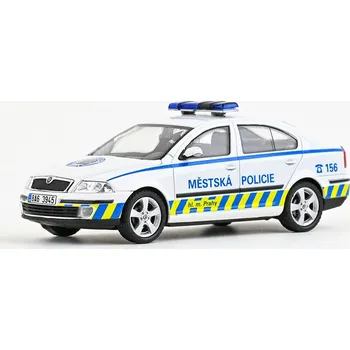 autíčko Škoda Octavia II 2004 MP Praha 37 1:43 Škoda Octavia 2004 MP Praha 37 - kovový model autíčka