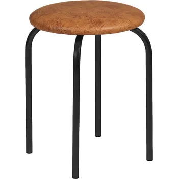 Taburet Nábytek PEGAS s.r.o. Stolička ořech - černý rám Chico 2