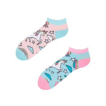 Pánské ponožky Dedoles Veselé kotníkové ponožky Duhový jednorožec Velikost: 35-38